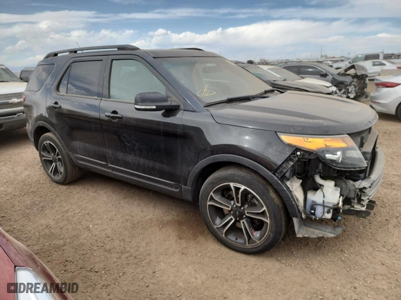 2015 Ford Explorer Sport with VIN 1FM5K8GT3FGC05368, listed as a Copart auction lot 50210125 with 147,485 mi miles and Salvage Title. Bid and sale history available at carsss.com. Image 4.