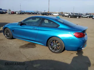 2018 BMW 4 Series 430i with VIN WBA4W3C59JAF91465, listed as a Copart auction lot 77707684 with 49,258 mi miles and Clean Title. Bid and sale history available at DreamBid. Image 2.