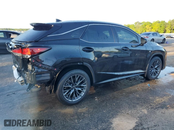 2022 Lexus RX 350 F Sport с VIN 2T2YZMDAXNC323810, выставлен на аукционе Copart как лот 52798035 с пробегом 57 709 миль миль и Списание • Salvage title. История ставок и продаж доступна на DreamBid. Изображение 3.
