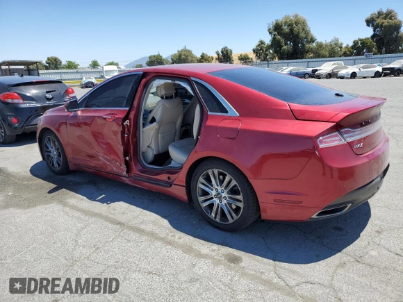 2016 Lincoln MKZ with VIN 3LN6L2GK9GR621263, listed as a Copart auction lot 61507285 with 119,395 mi miles and Salvage title. Bid and sale history available at DreamBid. Image 2.