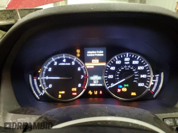 2020 Acura MDX w/Technology Pkg with VIN 5J8YD4H5XLL056644, listed as a Copart auction lot 53098925 with 28,013 mi miles and Salvage Title. Bid and sale history available at carsss.com. Image 9.