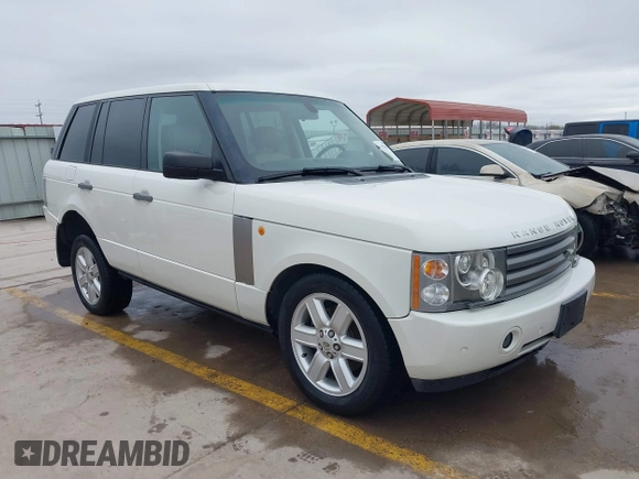 2005 Land Rover Range Rover HSE with VIN SALME11425A188699, listed as a IAAI auction lot 41192698 with 161,020 mi miles and . Bid and sale history available at DreamBid. Image 1.