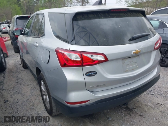 2020 Chevrolet Equinox LS with VIN 3GNAXHEV6LS720037, listed as a IAAI auction lot 41967086 with 68,000 mi miles and . Bid and sale history available at DreamBid. Image 3.