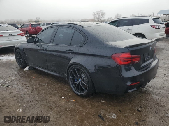2018 BMW M3 with VIN WBS8M9C50J5K99733, listed as a Copart auction lot 38483924 with 40,210 mi miles. Bid and sale history available at carsss.com. Image 2.
