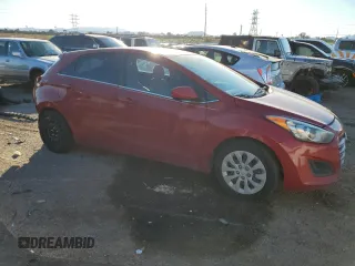 2016 Hyundai Elantra GT with VIN KMHD35LHXGU323042, listed as a Copart auction lot 78675774 with 57,378 mi miles and Salvage Title. Bid and sale history available at carsss.com. Image 4.