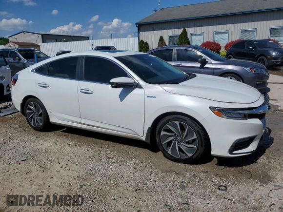 2020 Honda Insight Touring z VIN 19XZE4F9XLE012707, wystawiony jako Copart lot #56637245 z przebiegiem 69 286 mil mil oraz Szkoda całkowita • Salvage title. Historia ofert i sprzedaży dostępna na DreamBid. Obrazek 4.