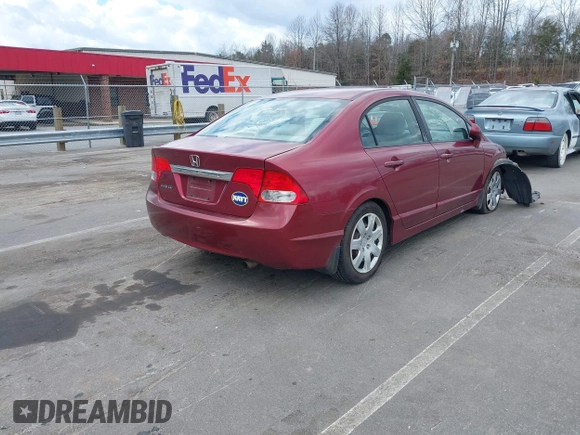 2009 Honda Civic LX z VIN 1HGFA16529L000403, wystawiony jako IAAI lot #41817223 z przebiegiem 85 775 mil mil oraz . Historia ofert i sprzedaży dostępna na DreamBid. Obrazek 4.