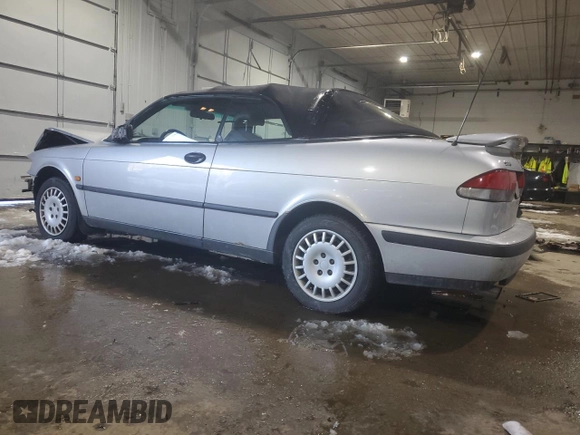 1999 Saab 9-3 SE with VIN YS3DF75PXX7023455, listed as a Copart auction lot 45401015 with 155,954 mi miles and Clean Title. Bid and sale history available at carsss.com. Image 2.