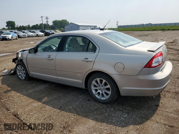 2009 Mercury Milan with VIN 3MEHM07Z09R603974, listed as a Copart auction lot 59268235 with 58,573 mi miles and Clean title. Bid and sale history available at DreamBid. Image 2.
