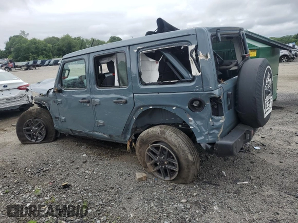 2024 Jeep Wrangler Sport S with VIN 1C4PJXDG8RW314162, listed as a Copart auction lot 60823865 with Not provided miles and Salvage title. Bid and sale history available at DreamBid. Image 2.