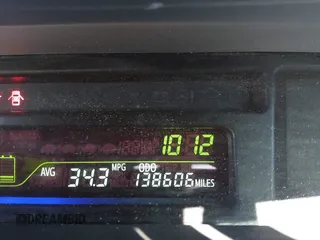 2013 Toyota Prius Two with VIN JTDZN3EU2D3273418, listed as a IAAI auction lot 40209238 with 138,606 mi miles and . Bid and sale history available at carsss.com. Image 7.