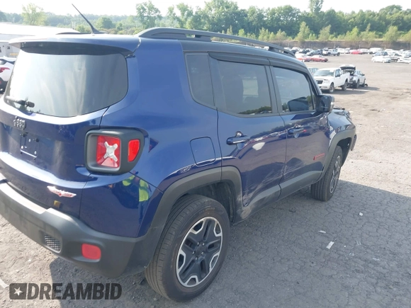 2017 Jeep Renegade Trailhawk с VIN ZACCJBCB8HPE86632, выставлен на аукционе IAAI как лот 42710761 с пробегом 155 100 миль миль и . История ставок и продаж доступна на DreamBid. Изображение 4.