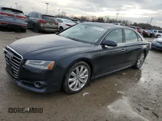 2017 Audi A8 L with VIN WAU44AFD5HN007060, listed as a Copart auction lot 84931284 with 110,855 mi miles and Salvage Title. Bid and sale history available at carsss.com. Image 1.