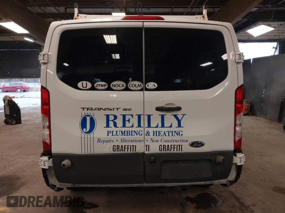 2016 Ford Transit Cargo with VIN 1FTYE9ZM6GKA63598, listed as a IAAI auction lot 41922118 with 127,340 mi miles and . Bid and sale history available at carsss.com. Image 6.