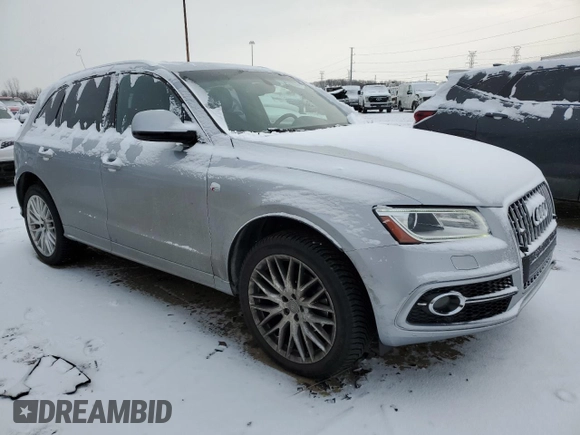 2017 Audi Q5 Premium Plus with VIN WA1M2AFP8HA083375, listed as a Copart auction lot 42129855 with 125,060 mi miles and Non Repairable. Bid and sale history available at carsss.com. Image 4.