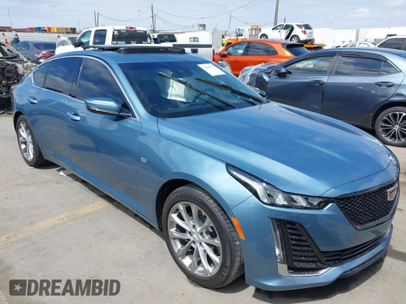 2024 Cadillac CT5 Premium Luxury z VIN 1G6DN5RK3R0110352, wystawiony jako IAAI lot #41885792 z przebiegiem 13 663 mil mil oraz . Historia ofert i sprzedaży dostępna na DreamBid. Obrazek 1.