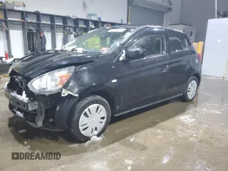 2017 Mitsubishi Mirage ES z VIN ML32A3HJ9HH009476, wystawiony jako Copart lot #46853735 z przebiegiem 90 113 mil mil oraz Szkoda całkowita • Salvage title. Historia ofert i sprzedaży dostępna na DreamBid. Obrazek 1.