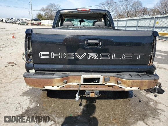 2005 Chevrolet Silverado 1500 with VIN 1GCEK19V75E332757, listed as a Copart auction lot 46627485 with 0 mi miles and Salvage Title. Bid and sale history available at carsss.com. Image 6.