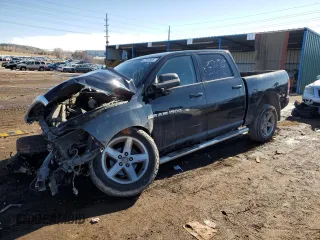 2012 Ram 1500 Sport with VIN 1C6RD7MT9CS196111, listed as a Copart auction lot 42852805 with 0 mi miles and Salvage Title. Bid and sale history available at carsss.com. Image 1.