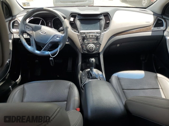 2017 Hyundai Santa Fe 2.4L with VIN 5XYZU3LB3HG456574, listed as a Copart auction lot 61658595 with 55,997 mi miles and Salvage title. Bid and sale history available at DreamBid. Image 8.