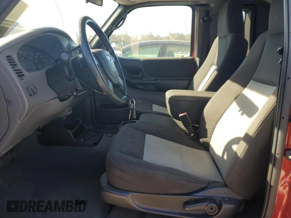 2005 Ford Ranger XLT with VIN 1FTYR44E05PA48098, listed as a Copart auction lot 75993294 with 139,897 mi miles and Salvage Title. Bid and sale history available at DreamBid. Image 7.