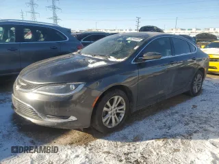 2016 Chrysler 200 Limited with VIN 1C3CCCABXGN173578, listed as a Copart auction lot 88264405 with 119,976 mi miles and Salvage Title. Bid and sale history available at carsss.com. Image 1.