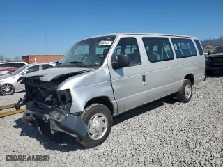 2012 Ford Econoline Wagon XL with VIN 1FBSS3BL9CDA38355, listed as a Copart auction lot 46302445 with NaN miles and Salvage Title. Bid and sale history available at carsss.com. Image 1.