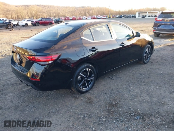 2024 Nissan Sentra SV with VIN 3N1AB8CVXRY367062, listed as a IAAI auction lot 40881630 with 39 mi miles and . Bid and sale history available at DreamBid. Image 4.