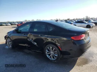 2015 Chrysler 200 S with VIN 1C3CCCDG5FN618461, listed as a Copart auction lot 49397855 with 98,027 mi miles and Salvage Title. Bid and sale history available at carsss.com. Image 2.