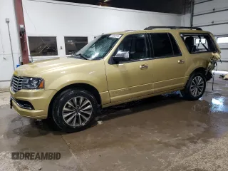 2016 Lincoln Navigator Select with VIN 5LMJJ3JT0GEL06455, listed as a Copart auction lot 64650515 with 149,505 mi miles and Salvage title. Bid and sale history available at DreamBid. Image 1.