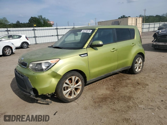 2015 Kia Soul + with VIN KNDJP3A59F7785016, listed as a Copart auction lot 54218575 with 103,182 mi miles and Clean Title. Bid and sale history available at carsss.com. Image 1.