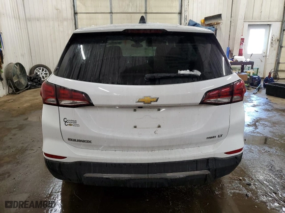 2022 Chevrolet Equinox LT with VIN 3GNAXUEV1NL243250, listed as a Copart auction lot 47805645 with 66,985 mi miles and Salvage Title. Bid and sale history available at carsss.com. Image 6.