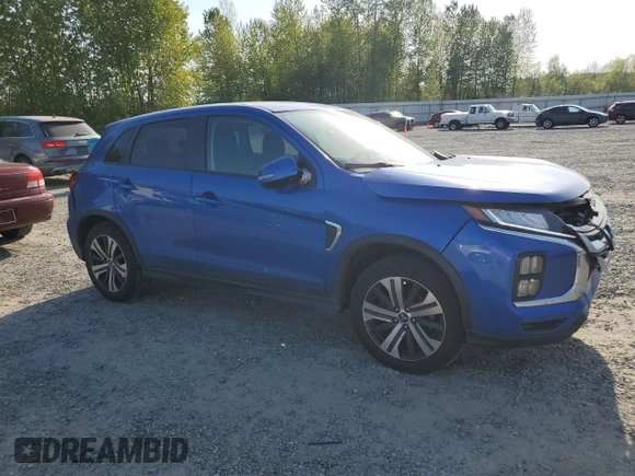 2021 Mitsubishi Outlander Sport ES with VIN JA4ARUAU0MU003220, listed as a Copart auction lot 54543105 with 67,969 mi miles and Salvage Title. Bid and sale history available at carsss.com. Image 4.