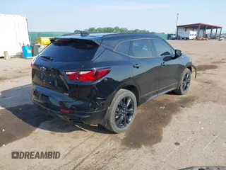 2019 Chevrolet Blazer RS with VIN 3GNKBJRS2KS684565, listed as a IAAI auction lot 42408265 with 117,019 mi miles and . Bid and sale history available at DreamBid. Image 4.