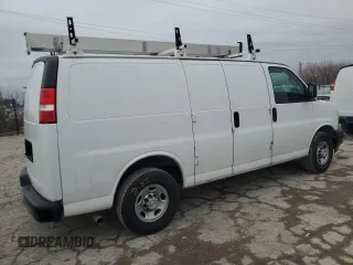 2019 Chevrolet Express Cargo with VIN 1GCWGAFP9K1367606, listed as a Copart auction lot 87336624 with 98,989 mi miles and Clean title. Bid and sale history available at DreamBid. Image 3.