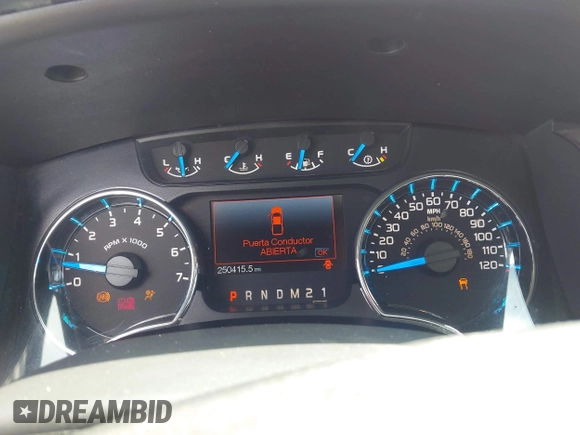 2013 Ford F-150 XL with VIN 1FTFX1EF8DFC25035, listed as a IAAI auction lot 42739589 with 250,415 mi miles and . Bid and sale history available at DreamBid. Image 7.