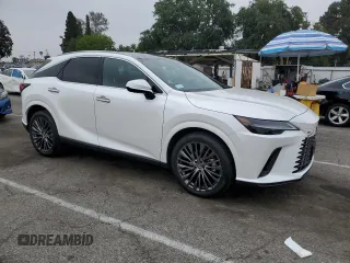 2023 Lexus RX 350 with VIN 2T2BAMBA0PC013734, listed as a Copart auction lot 55179335 with 22,314 mi miles and Salvage title. Bid and sale history available at DreamBid. Image 4.