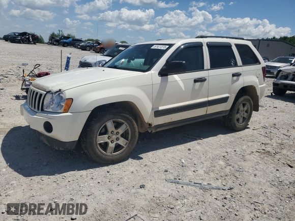2005 Jeep Grand Cherokee Laredo with VIN 1J4GR48K05C625144, listed as a Copart auction lot 57477275 with 167,654 mi miles and Salvage title. Bid and sale history available at DreamBid. Image 1.