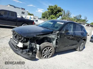 2023 Mazda CX-5 S Select with VIN JM3KFBBM6P0213779, listed as a Copart auction lot 46155925 with 46,585 mi miles and Non Repairable. Bid and sale history available at DreamBid. Image 1.