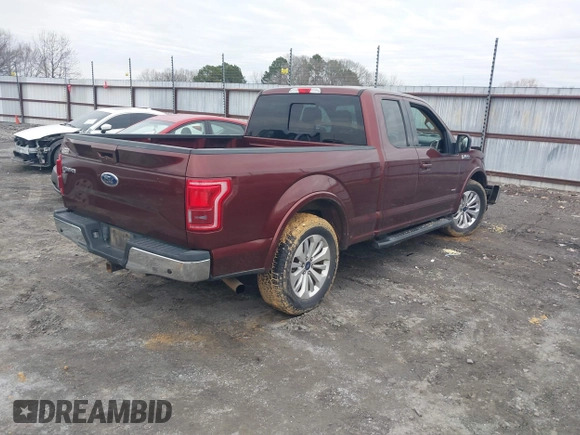 2016 Ford F-150 XL with VIN 1FTEX1CPXGFC17403, listed as a IAAI auction lot 41447816 with 99,632 mi miles and . Bid and sale history available at carsss.com. Image 4.