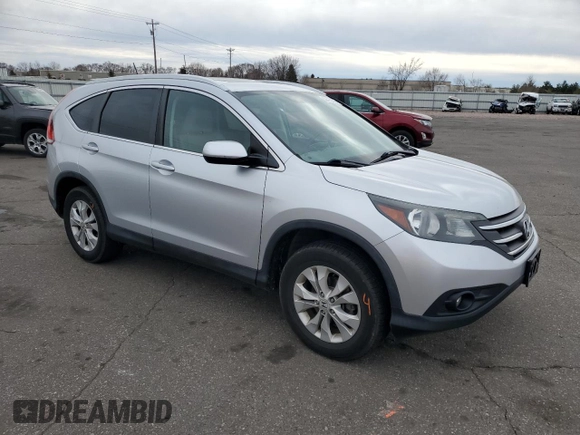 2014 Honda CR-V EX-L with VIN 2HKRM4H77EH659739, listed as a Copart auction lot 50413205 with 118,429 mi miles and Salvage Title. Bid and sale history available at carsss.com. Image 4.