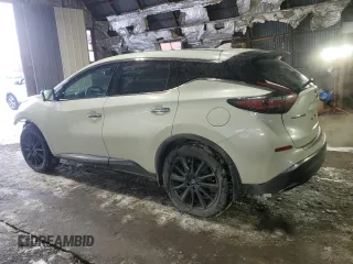 2021 Nissan Murano SL with VIN 5N1AZ2CS6MC131050, listed as a Copart auction lot 43471015 with 79,609 mi miles and Salvage Title. Bid and sale history available at DreamBid. Image 2.