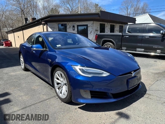 2016 Tesla Model S 90D with VIN 5YJSA1E29GF153669, listed as a Copart auction lot 63765555 with 87,476 mi miles and Clean title. Bid and sale history available at DreamBid. Image 1.