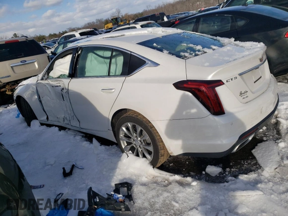 2020 Cadillac CT5 Premium Luxury with VIN 1G6DT5RK1L0134971, listed as a Copart auction lot 44144175 with Not Provided miles and Salvage Title. Bid and sale history available at DreamBid. Image 2.