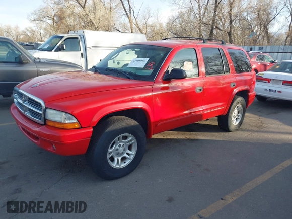 2003 Dodge Durango SLT with VIN 1D4HS48Z13F627012, listed as a IAAI auction lot 41969280 with 172,642 mi miles and . Bid and sale history available at DreamBid. Image 2.