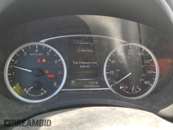 2016 Nissan Sentra SR with VIN 3N1AB7AP8GL653789, listed as a Copart auction lot 55090075 with 134,432 mi miles and Clean Title. Bid and sale history available at DreamBid. Image 9.