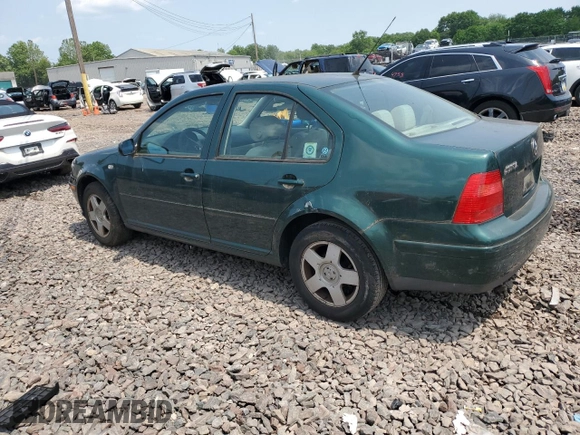 2001 Volkswagen Jetta with VIN 3VWST29M31M013547, listed as a Copart auction lot 60316525 with 156,596 mi miles and Salvage title. Bid and sale history available at DreamBid. Image 2.