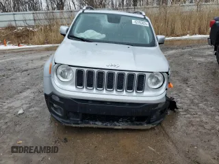 2018 Jeep Renegade Limited z VIN ZACCJBDB4JPH05591, wystawiony jako Copart lot #43185655 z przebiegiem 81 011 mil mil oraz Czysty tytuł • Clean title. Historia ofert i sprzedaży dostępna na DreamBid. Obrazek 5.