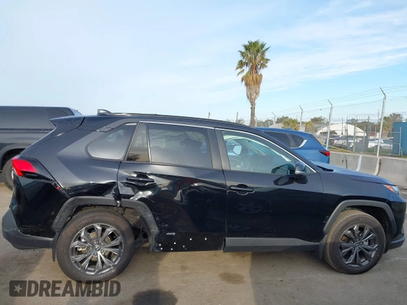 2025 Toyota RAV4 Hybrid XLE Premium with VIN 2T3B6RFV6SW084676, listed as a IAAI auction lot 41923759 with 15,856 mi miles and . Bid and sale history available at DreamBid. Image 13.