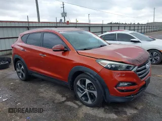 2016 Hyundai Tucson Limited z VIN KM8J33A21GU155748, wystawiony jako IAAI lot #41697848 z przebiegiem 70 734 mil mil oraz . Historia ofert i sprzedaży dostępna na DreamBid. Obrazek 1.